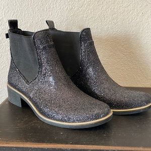 Kate Spade glitter booties